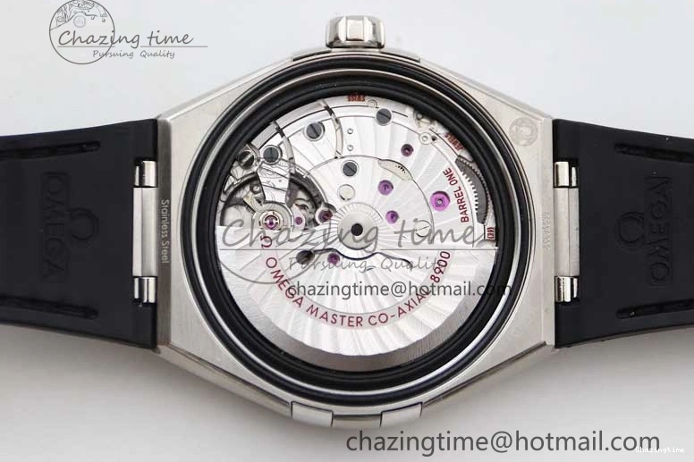 0114 Constellation SS SBF 1:1 Best Edition White Dial on Black Gummy Strap A8900 Super Clone Attractive 7799
